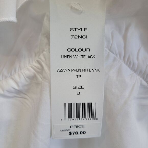 FRENCH CONNECTION Azana Ruffle Empire Top SIZE 8 - Picture 13 of 13